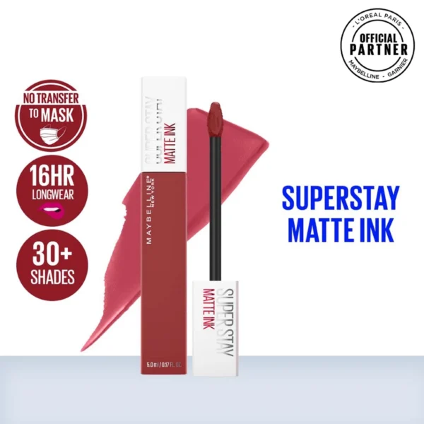 RADYSA - Maybelline Superstay Matte Ink - Vinyl Ink - Liquid Matte Lipstick Lipcream / SUPERSTAY VYNIL INK - Image 5