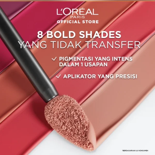 𝐑𝐀𝐃𝐘𝐒𝐀 - Loreal Paris Infallible Matte Resistance Liquid Lipstick - Loreal Lipstick - Lipcream Lee Matte 5ml - Image 9